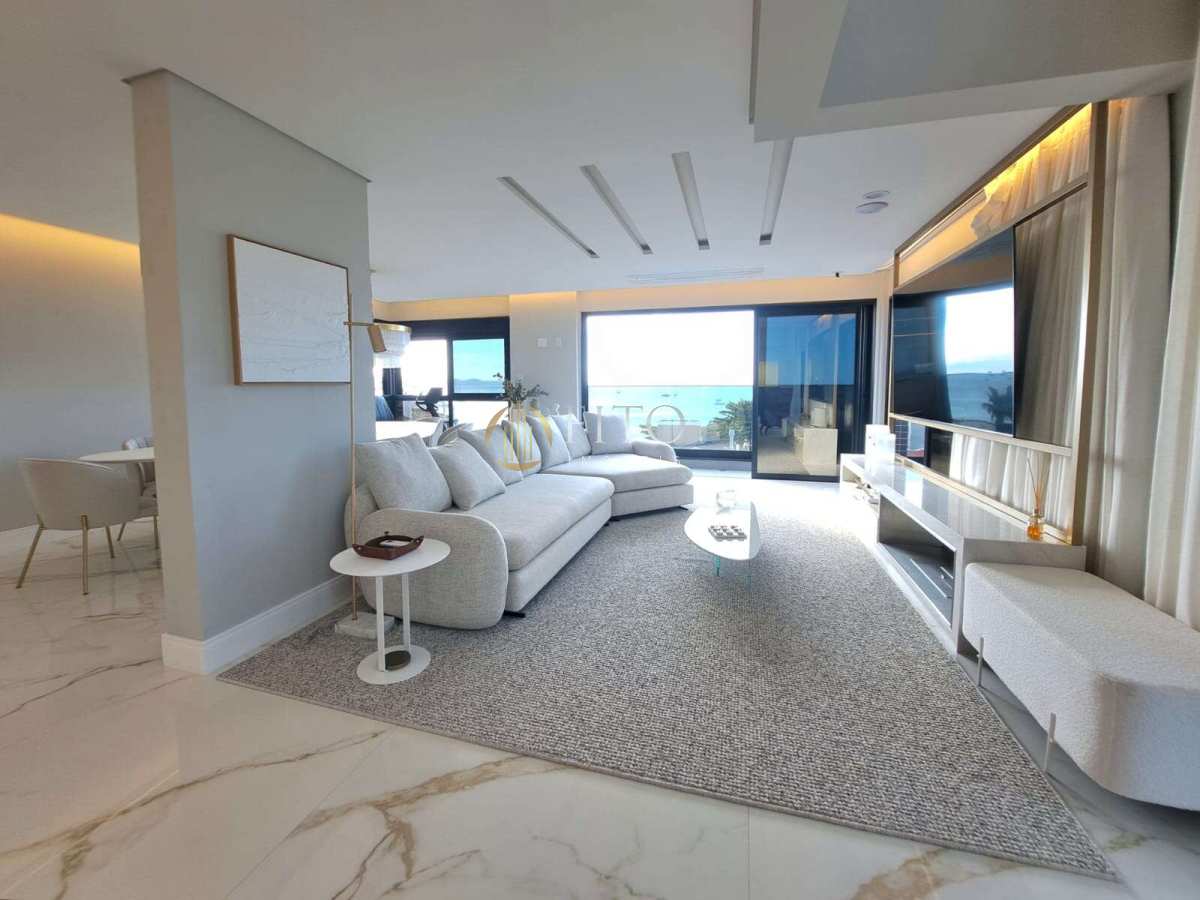 Luxo e sofisticação! Apartamento duplex de 4 suítes, decorado, vista mar em Jurerê