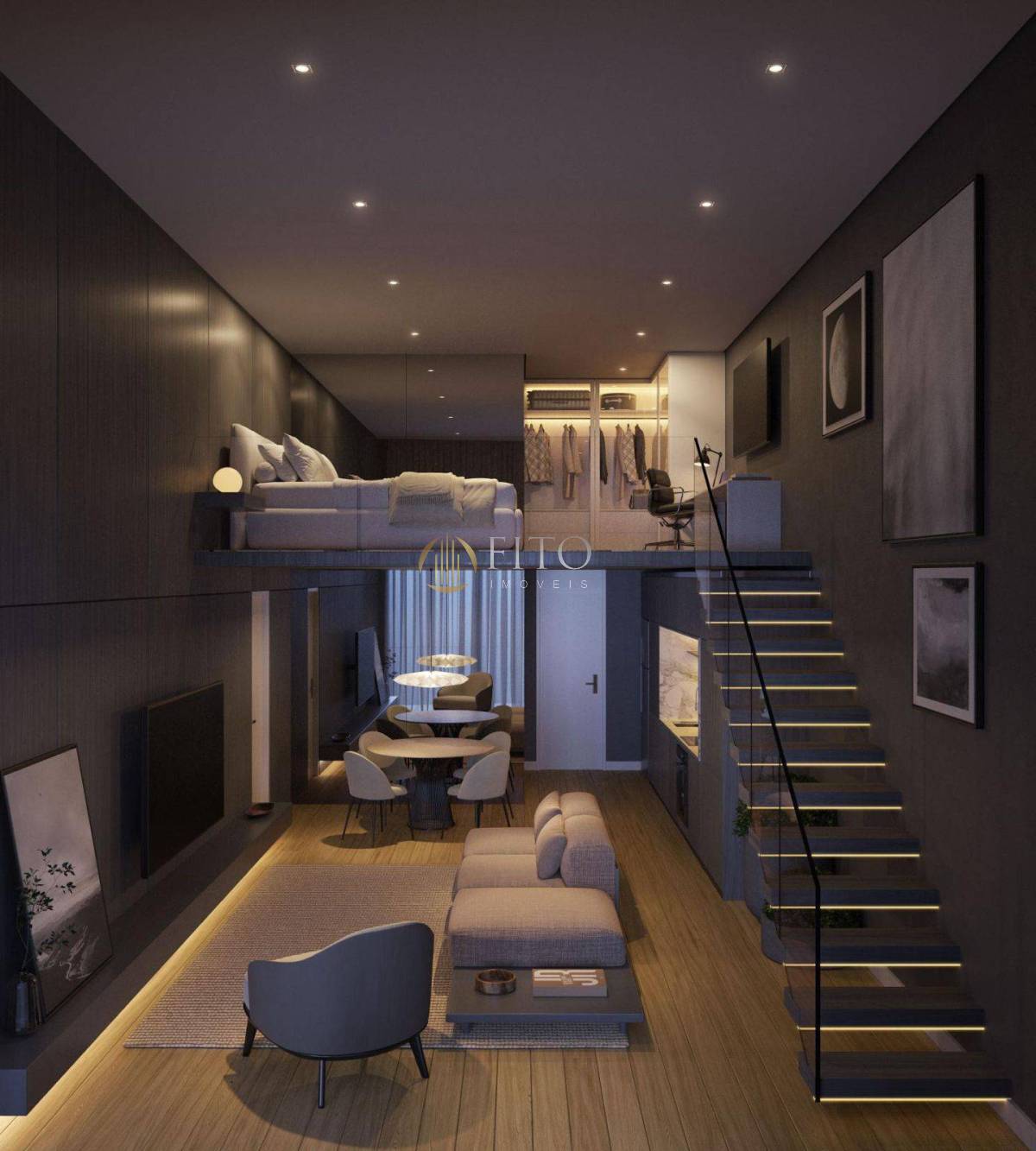 Studio à venda em Florianópolis, Agronômica, com 1 quarto, 38,89m²