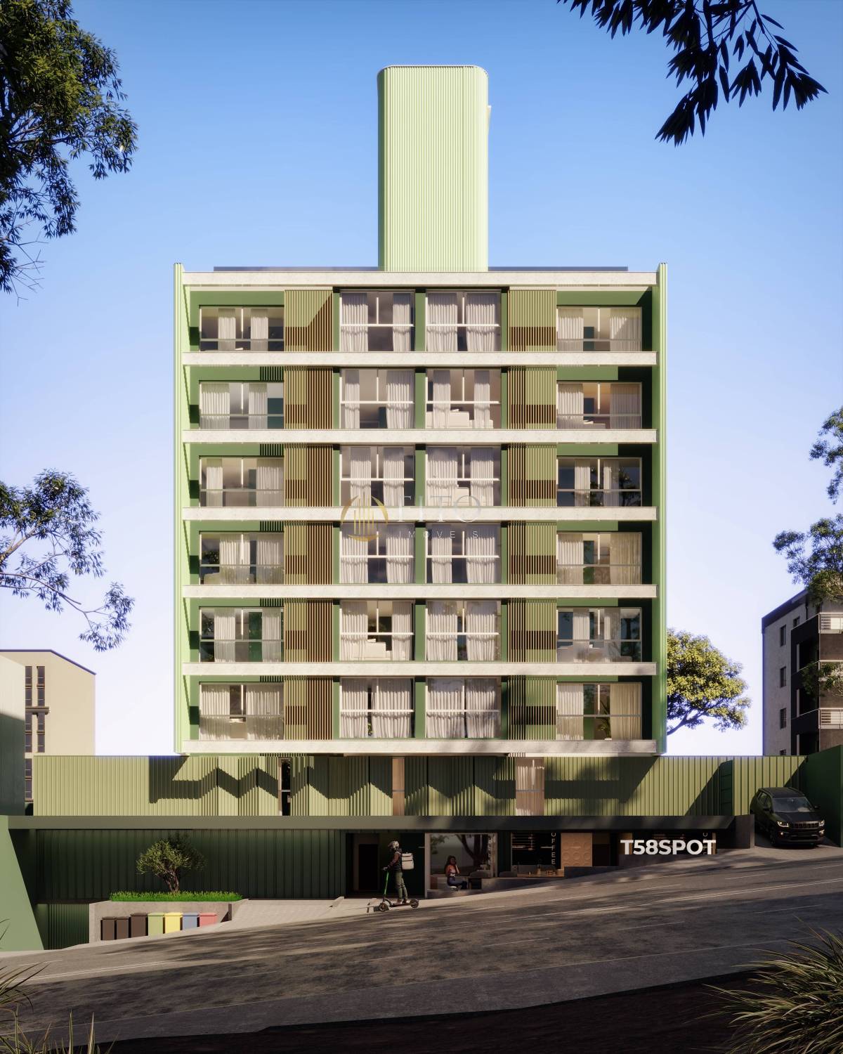 Studio à venda em Florianópolis, Trindade, com 1 quarto, 30,86m²